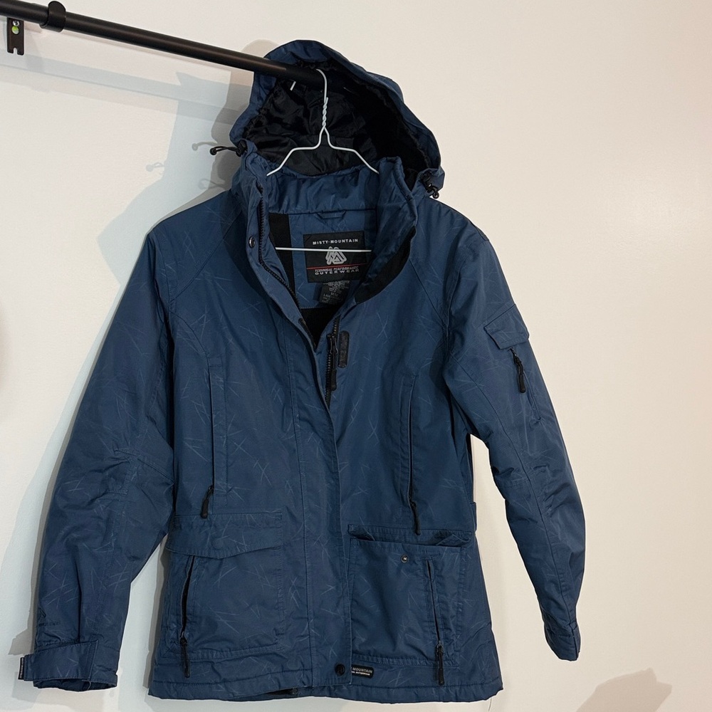 🏔️ Misty Mountain Navy Women's Ski & Snow Size MED